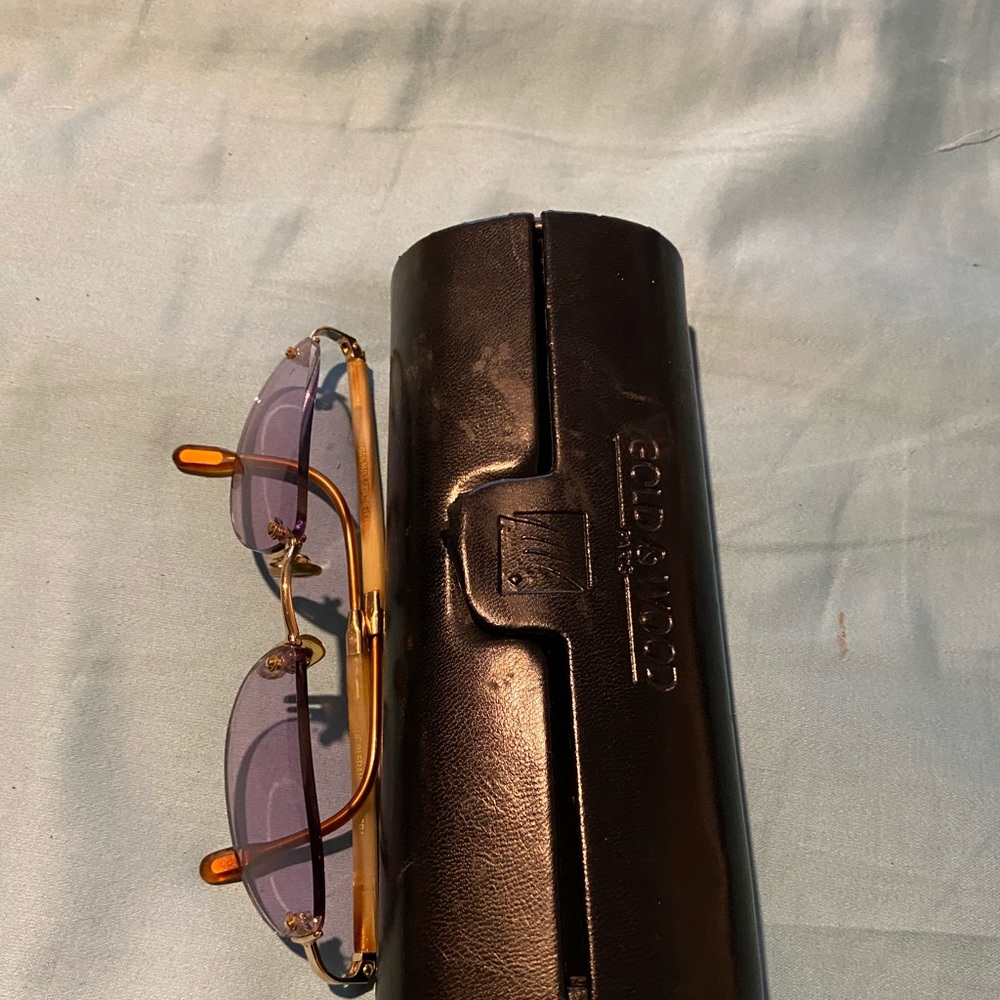 Gold & Wood Sunglasses